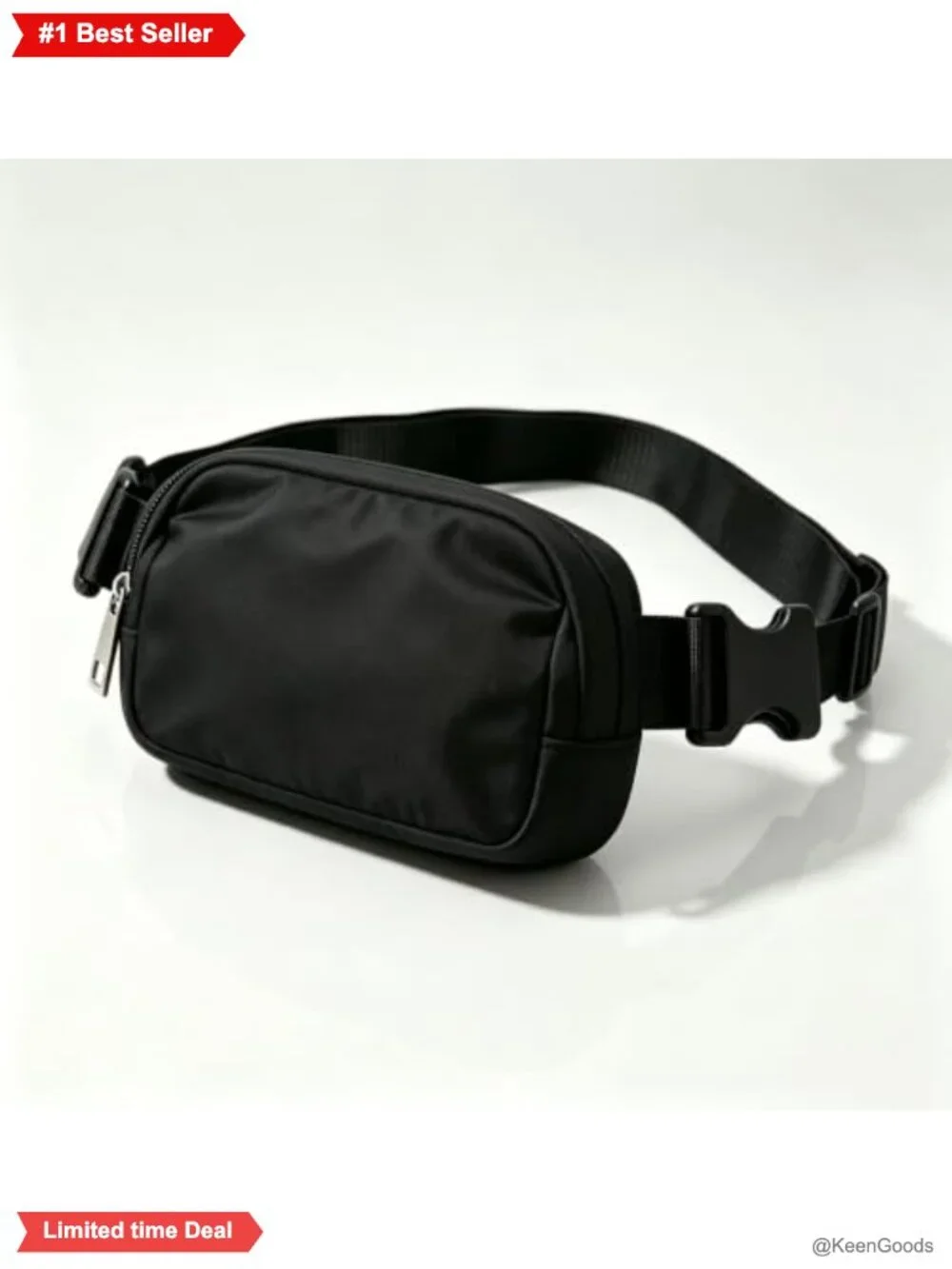 Nylon Waist Pack Crossbody Fanny Bag for Women Everyday Travel